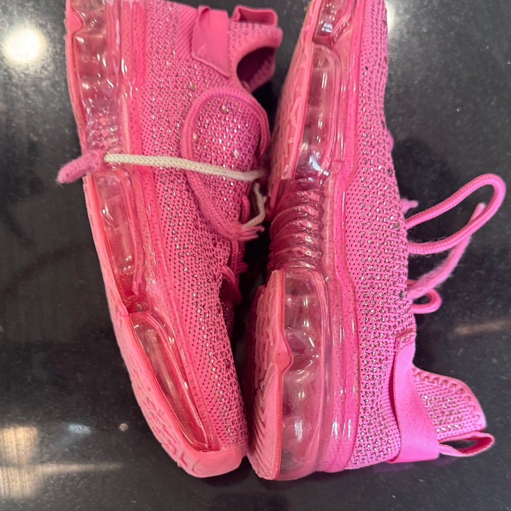 Sparkling Pink Kids Shoes - Picture 4 of 6